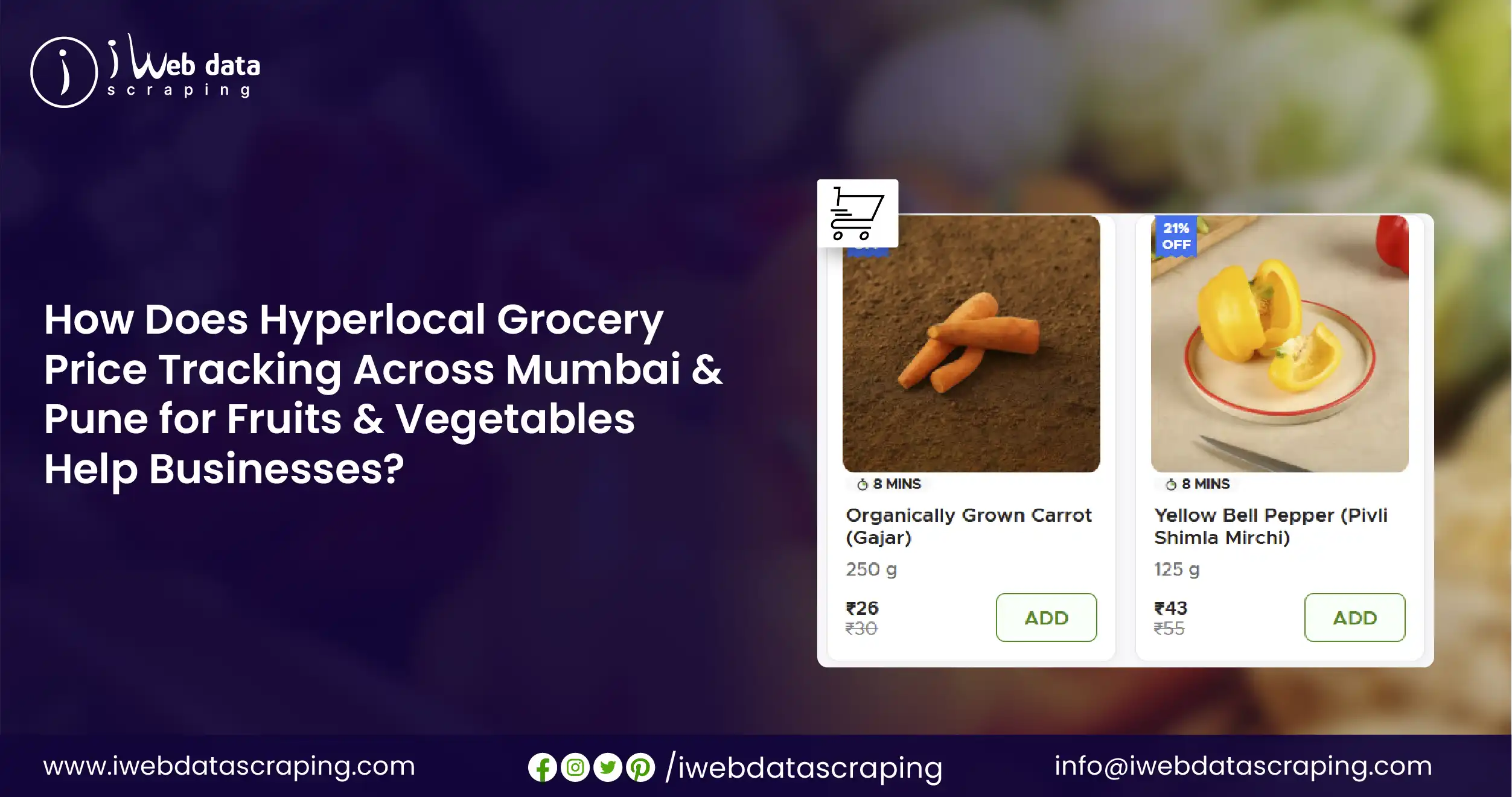Hyperlocal Grocery Price Tracking Across Mumbai & Pune for Fruits & Vegetables